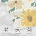thumbnail image 4 of Dreamtimes Cute Sunflower Cotton Towels Set 2 Pcs Absorbent Hand Towel Face Towels Kitchen Towels Bath Towels for Bathroom Laundry Room Kitchen 16 x 28 Inches, 4 of 7