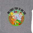 thumbnail image 3 of Inktastic First Trip to the Zoo Boys or Girls Baby Bodysuit, 3 of 4