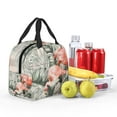 thumbnail image 5 of Honeii Tropical With Flamingos Print Lunch Bag Women, Lunch Box Lunch Bag for Women Adult Men, Small Leakproof Cute Lunch Tote Large Capacity Reusable, 5 of 8