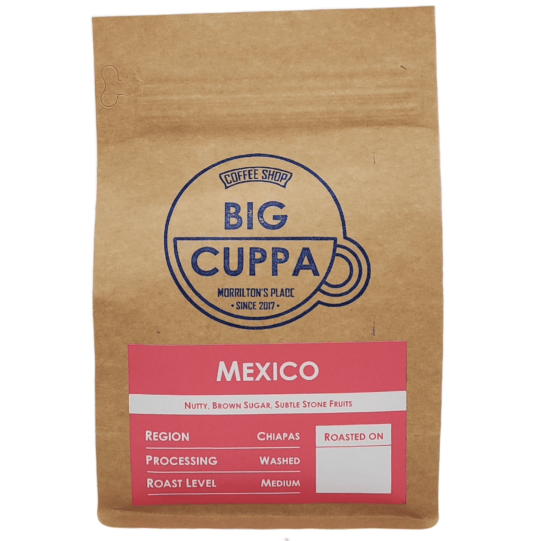 Big Cuppa - Mexico, Whole Bean, Light Roast, 12oz