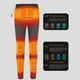 thumbnail image 3 of Para Hombre Pantalones Calefactores Eléctricos Usb De 5 V 8 Zonas De Calefacción 3 Niveles De Ajuste De Temperatura Pantalón Calefactor Cálido De Invierno (Banco De Energía No Vogacara HA046942-03, 3 of 6