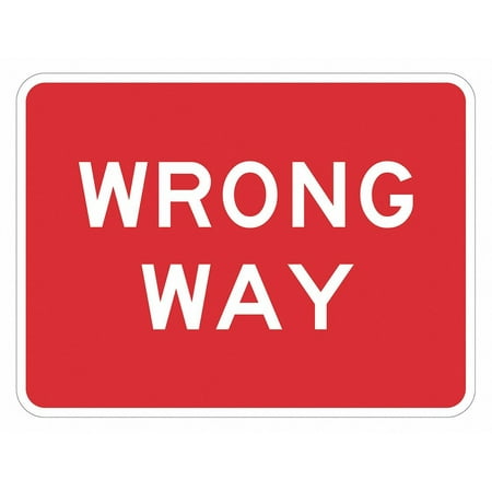 

Lyle Wrong Way Traffic Sign 18 x 24 T1-6172-EG_24x18 T1-6172-EG_24x18 ZO-G5288871