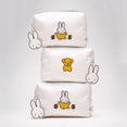 thumbnail image 3 of The Cr&egrave;me Shop x Miffy - Bolsa de maquillaje de viaje perfecta con cierre, espaciosa, duradera, ligera, organizadora de cosm&eacute;ticos oficial, con etiqueta para colgar y etiqueta im, 3 of 5