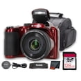 thumbnail image 1 of Kodak PIXPRO AZ255 16MP Digital Camera, 25X Optical Zoom, 1080p Video, 3" LCD, Red & Camera Case, 1 of 5