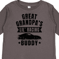 thumbnail image 4 of Inktastic Great Grandpas Lil Racing Buddy Boys or Girls Long Sleeve Toddler T-Shirt, 4 of 5
