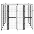 thumbnail image 4 of vidaXL Outdoor Dog Kennel Steel with Roof 52.1 ft², 4 of 6