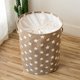 thumbnail image 4 of Cesta de ropa sucia plegable, resistente al agua, caja de ropa sucia redonda para el hogar, organizador de juguetes para niños, bolsa de almacenamiento con asa Ormromra 2035344-2, 4 of 8