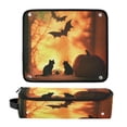 thumbnail image 4 of Hair Tools Travel Bag with Removable Heat Resistant Mat for Straighteners, Curling Iron and Haircare Accessories Halloween-style Atmosphere, 4 of 9
