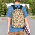 thumbnail image 4 of Easygdp Set With Peanut Mochila Ligera de 15 Pulgadas para Estudiantes, Mochila Cómoda para la Escuela y Viajes, Correas Ajustables, 4 of 6