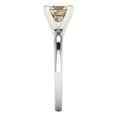 thumbnail image 3 of Solitaire Engagement Ring for Women - 1ct Yellow Moissanite in 18K White Gold Promise Ring, 3 of 6