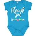 thumbnail image 3 of Inktastic Flower Girl with Arrow and Flowers Girls Baby Bodysuit, 3 of 5
