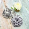 thumbnail image 2 of Exfoliating Luxury 2-Pack Lace Trimmed Bath Pouf Set - Grey & ToneGrey | MinxNY, 2 of 4