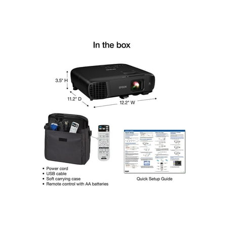 Epson - Pro EX9240 3LCD Full HD 1080p Wireless Projector with Miracast - Black