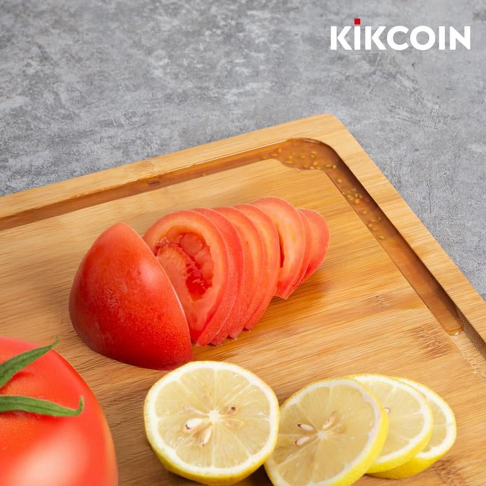 [Game-changer]Stove Oven Top Cover Kikcoin Extra Large Wooden Cutting Board Pro,Note Charcuterie Board,Pastry,Chopping Block,Handle,Juice Groove,Serving Food Tray,Kitchen 4XL:30"L*20"W Cooking