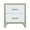 White, variant on Gzxs 2-Drawer Mirrored Nightstand, White Storage Bedside Table with Metal Handles, Easy Assembly, 22.4"L x 15.7"W x 23.6"H
