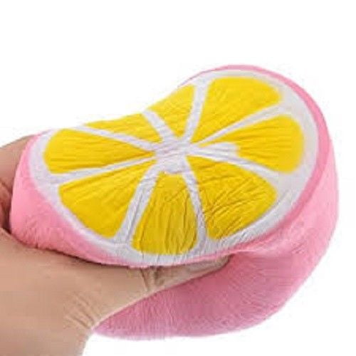 USA SELLER Squishy Toys Half LEMON Fruit Scented Slow Rise Soft Squeeze YELLOW 