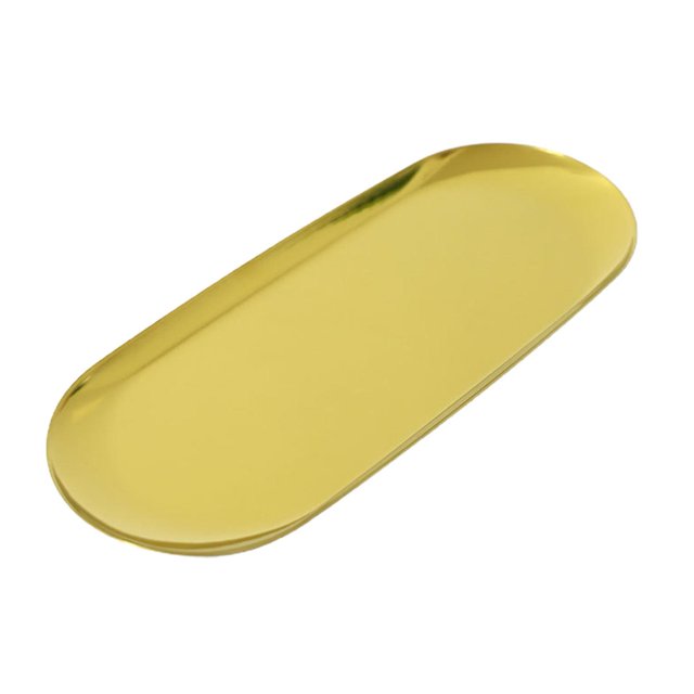 S Contenedor de filete de cocina de postre de acero inoxidable nórdico azul