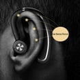 thumbnail image 2 of Cateissary Manos libres inalámbrico Bluetooth auricular Bluetooth auriculares auriculares con micrófono auricular funda para para Cables de audio/vídeo plata negra mejora, 2 of 6