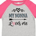 thumbnail image 4 of Inktastic My Nonna Loves Me Girls Girls Toddler T-Shirt, 4 of 5