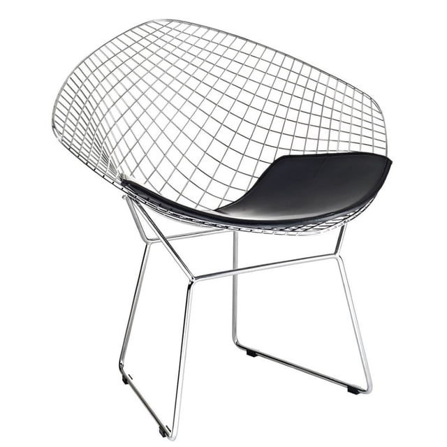 Chaise de Style LexMod Bertoia en Diamant