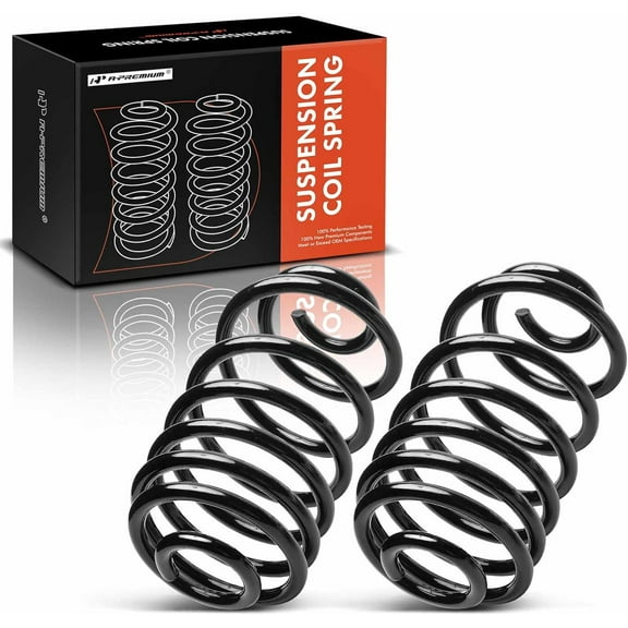 A-Premium 2Pcs Rear Suspension Coil Spring Set Compatible with Chevrolet Malibu, Chevelle & Buick Skylark, Special & Oldsmobile Cutlass & Pontiac Grand Prix, Tempest, Driver and Passenger Side