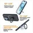 thumbnail image 2 of llytechgroup Magnetic Case for iPhone 14, Built-in Ring Holder Kickstand Support Wireless Charging Slim Fit Shockproof Protective Back Cover Bumper for iPhone 14, Black, 2 of 5