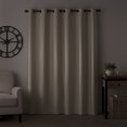 thumbnail image 5 of Eclipse Absolute Zero Gabriella 100% Blackout 40 x 108 Curtain Panel in Ivory, 5 of 6