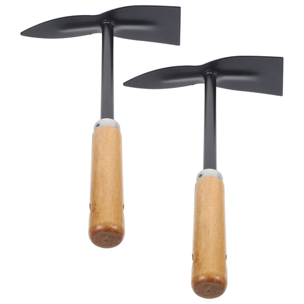 GOOHOCHY 2 palas pequeñas para jardinería, pala de metal para jardín, pala pequeña, pala de mano
