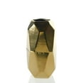 thumbnail image 4 of Afloral Gold Maven Ceramic Geometric Cylinder Vase - 8", 4 of 10