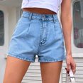 thumbnail image 6 of Rezuofi Shorts for Women Trendy 2025 Casual Summer Drawstring Shorts with Pockets Beach Loose Elastic Waist Vacation Clothes, 6 of 7