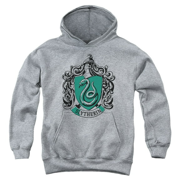 Harry Potter - Slytherin Crest - Youth Hooded Sweatshirt - Medium