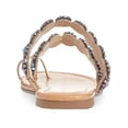 thumbnail image 3 of Thalia Sodi Womens Joya Faux Leather Rhinestone Thong Sandals, 3 of 3