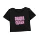 thumbnail image 5 of Camiseta corta clásica con cuello redondo para mujer para ir de compras en la calle, caminar en la playa M, 5 of 7