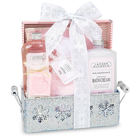Holiday Spa Escape Rose Gift Basket
