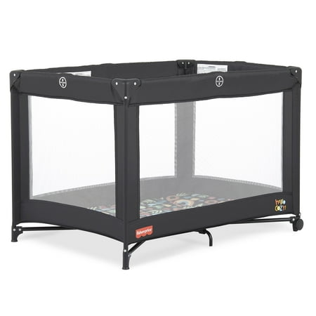 Fisher Price Play All Day Playard By Dream On Me, Rainbow Black