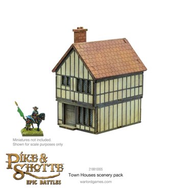 Pike & Shotte Epic Battles - Town Houses scenery pack New