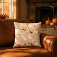 thumbnail image 7 of Thanksgiving Throw Pillow Fall Harvesting Cushion, Soft Linen Velvet Pillow with Pumpkin Maple Leaf Print for Sofa Couch Decor, 7 of 7
