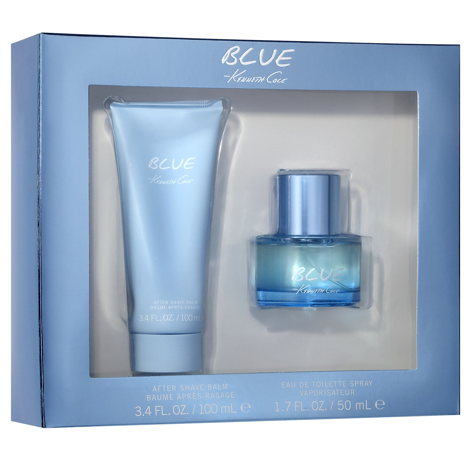 (74 Value) Cole Blue Cologne Gift Set for Men, 2 Pieces