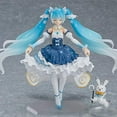thumbnail image 2 of Hatsune Miku Virtual Singer 10th anniversary Celebration Snow Hatsune Model Cute Princess Character Statue Movable ornament Suitable for Collection or Gifts, 2 of 5
