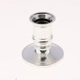 thumbnail image 2 of 4pcs Taper Candle Holders Traditional Shape Fits Standard Candlestick Silver, 2 of 6