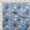 thumbnail image 3 of oneOone Silk Tabby Brown Fabric Food Quilting Supplies Print Sewing Fabric By The Yard 42 Inch Wide, 3 of 6