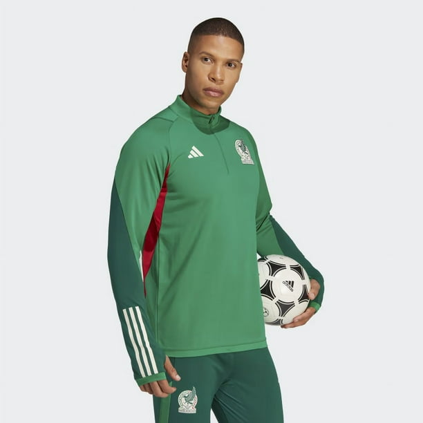Sudadera Adidas de Entrenamiento Selección Nacional de México Mundial 2022 Talla M