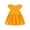 Yellow, variant on XBASW Toddler Baby Girls Cotton Dress Summer Ruffle Sleeve Dresses Kids Casual Sundress for Girls 1-7Y