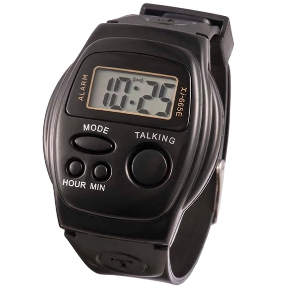Reloj parlante TickTalk 1Pza Reloj Parlante Pantalla digital Idioma: Español Longitud 24 cm Ancho 1.6cm Dial 4.5 cm Negr