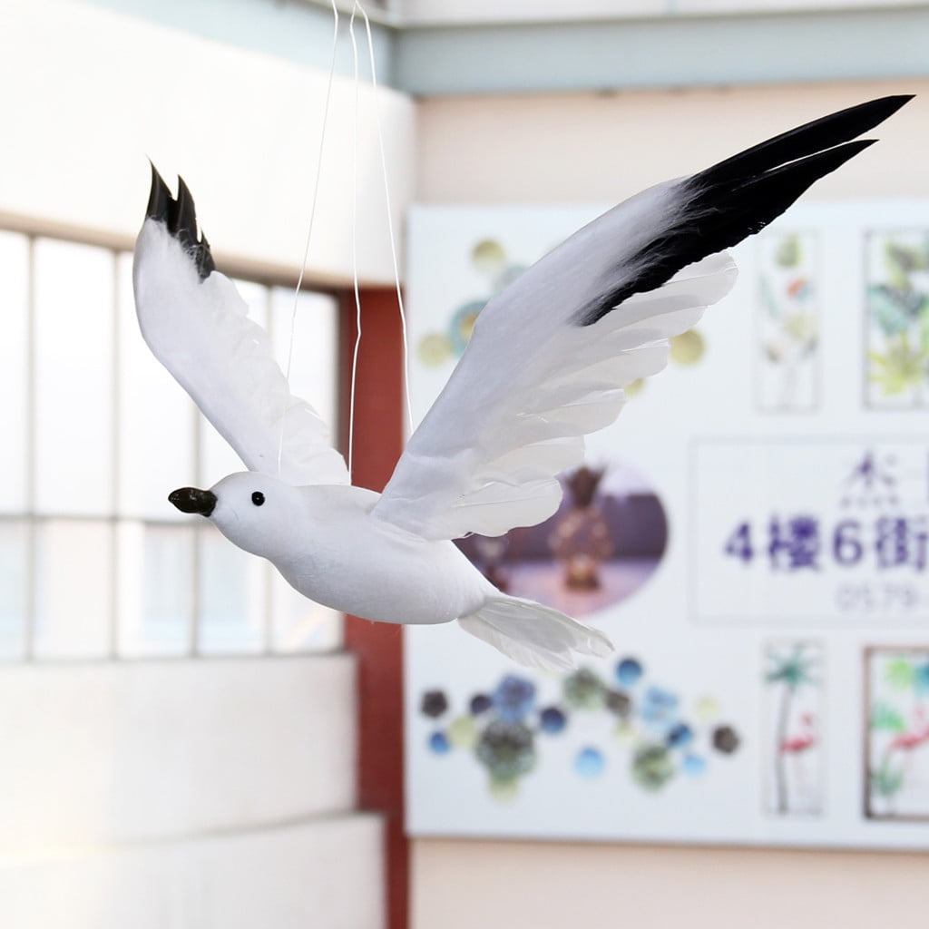 Details about   Realistic Flying Bird Artificial Parrot Home Office Decor Desk Decor 