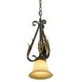 thumbnail image 5 of Meyda Tiffany 169619 Ava 8" Wide Mini Pendant - Brown, 5 of 7