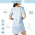 thumbnail image 4 of Hello Mello Let Me Sleep Lounge Sleepshirt V-Neck Short Sleeve Sleepwear, I'll Do it in the Morning Small/Medium (Women's), 4 of 7