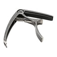 thumbnail image 1 of 1 Ensemble Capo en Métal Argenté pour Guitare avec Pince à Capo à Libération Rapide, 1 of 8