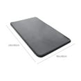 thumbnail image 3 of Harlier Memory Foam Bath Mat Rug 24x16 in, Soft and Absorbent Bathroom Rugs, Non-Slip, Comfortable, Machine Washable Bath Carpet for Bathroom Floor, Tub, Shower and Home Decor, Dark Gray, 3 of 7