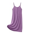 thumbnail image 5 of Women Nightgowns Sleeveless Casual Sleepwear Spaghetti Strap Pleated Pajama Dress Lightweight Comfort Nightshirt Summer Fashion Loungewear, 5 of 6